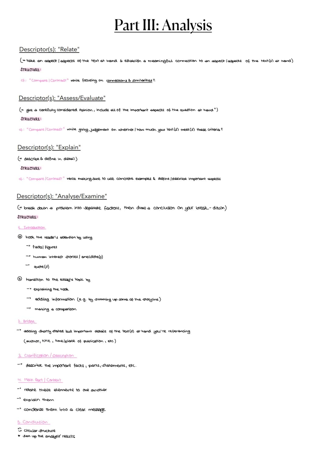 Possible formats:
Analysing the text from part I (reading)
Analysing the text from pt. II in regards to CL 2x/ Gran Torino
Y Analysing addit