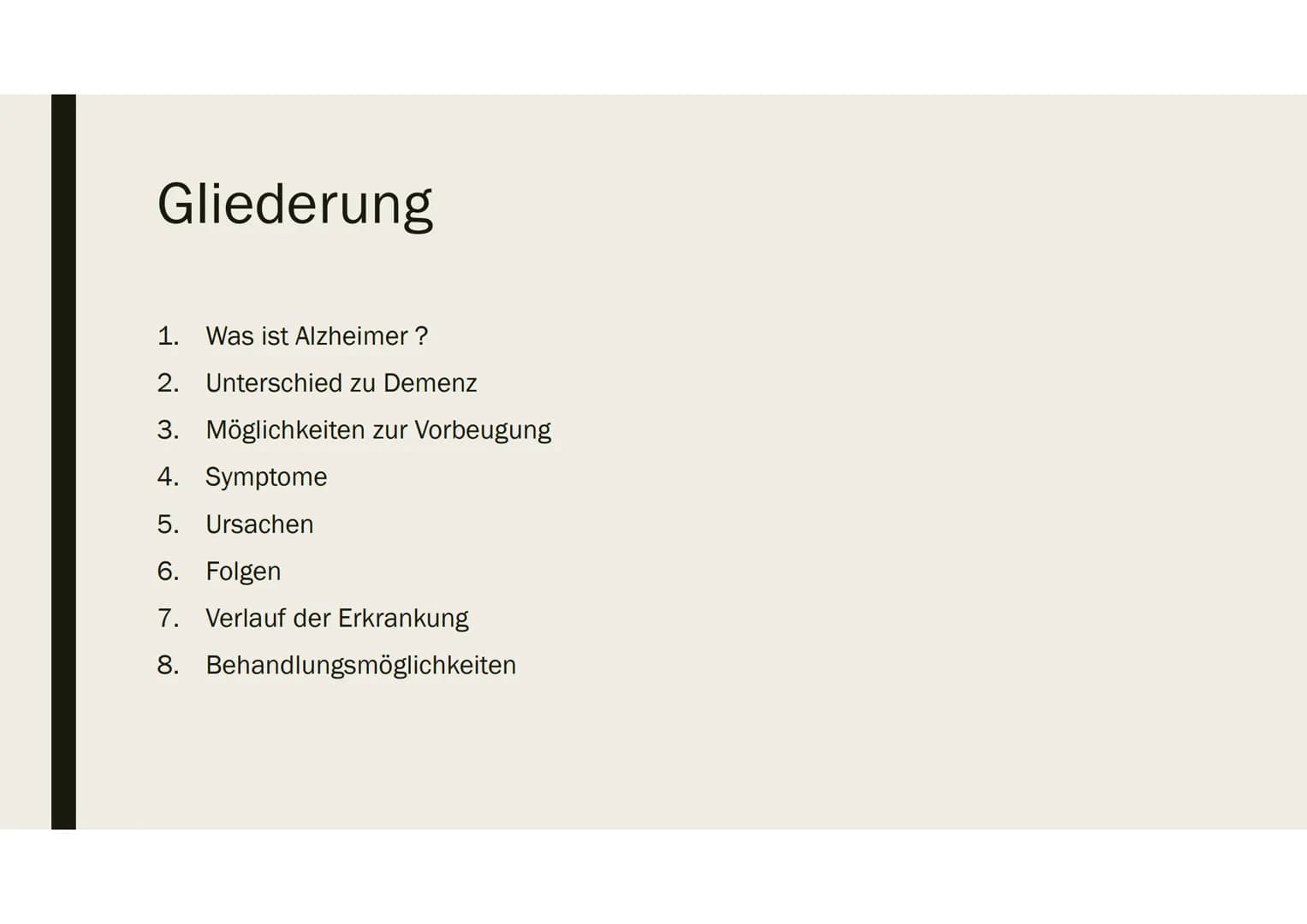 
<h2 id="wasistalzheimer">Was ist Alzheimer?</h2>
<p>Alzheimer ist eine neurodegenerative Erkrankung, die die geistige Leistungsfähigkeit ei