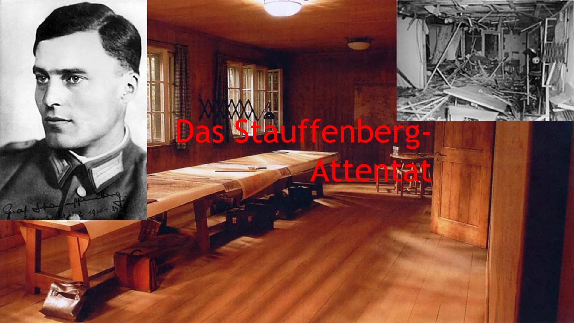 Got the
1910
Das Cauffenberg-
Atter kat Gliederung
Claus Schenk Graf von Stauffenberg
Der Plan
Der Attentatsversuch am 15. Juli 1944
Das Att