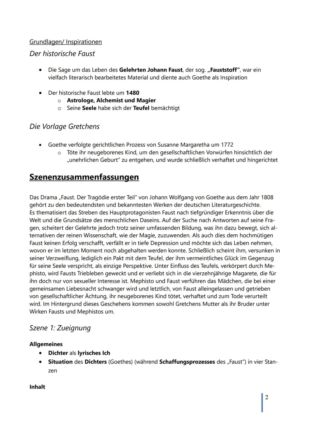 FAUST. DER TRAGÖDIE
ERSTER TEIL
JOHANN WOLFGANG VON GOETHE, 1808
Etienne
02.01 2022 Faust
Biographie Johann Wolfgang von Goethes
● 1749 in F