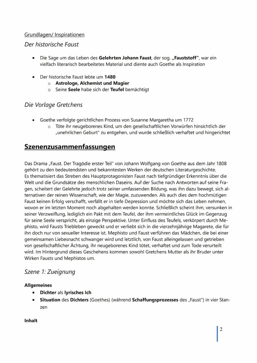 FAUST. DER TRAGÖDIE
ERSTER TEIL
JOHANN WOLFGANG VON GOETHE, 1808
Etienne
02.01 2022 Faust
Biographie Johann Wolfgang von Goethes
● 1749 in F