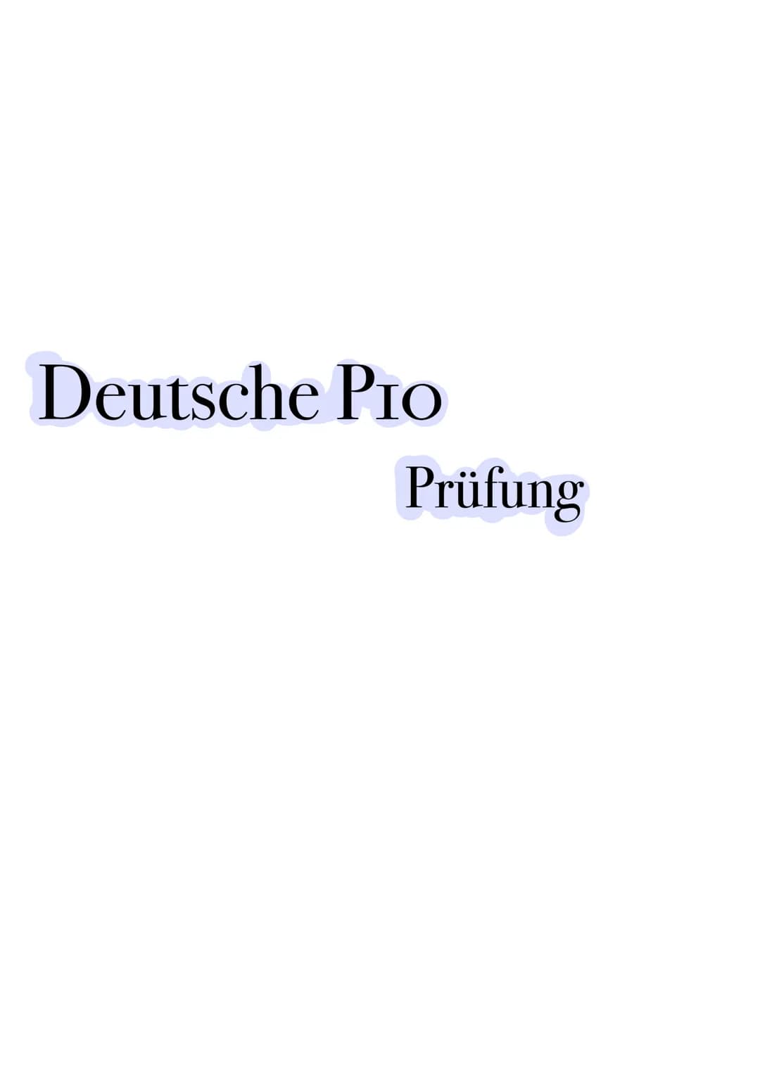 Deutsche PIO
Prüfung Satzglieder
Subjekt: Wer oder Was?
Prädikat: Was geschieht/Was passiert?
Objekt:
-Akkusativ: Wen oder Was?
-Dativ: Wem?