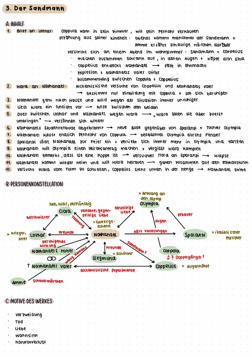 ZUSAMMENFASSUNG DER LEKTÜREN
1. Iphigenie auf Tauris
A. INHALT
1. Iphigenie auf Tauris gefangen → Heimwen
Gebet an GOHin Diana, sie zum 2. M