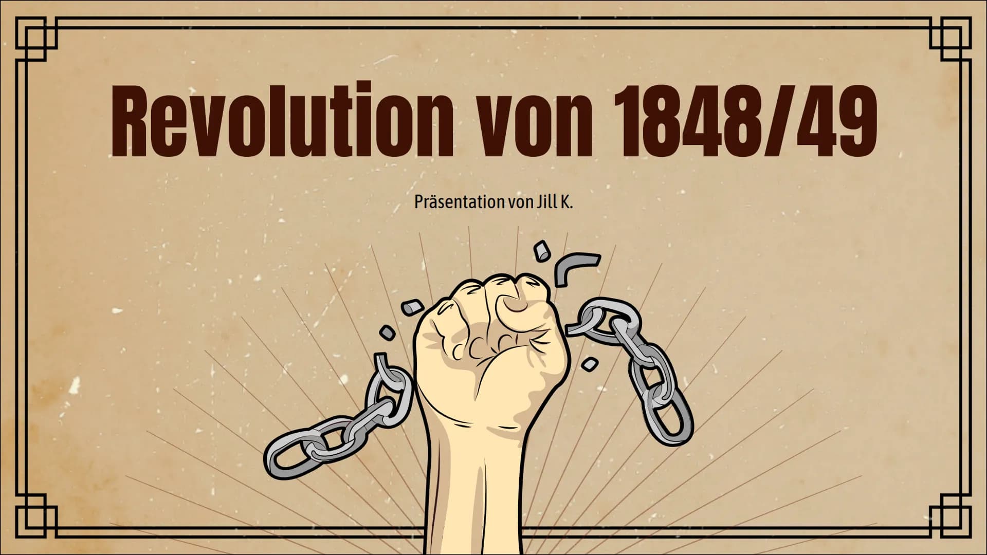 Revolution von 1848/49
Präsentation von Jill K. INHALTSVERZEICHNIS
1. Deutsche Revolution 1848/49- Einführung
2. Märzrevolution
3. Ursachen
