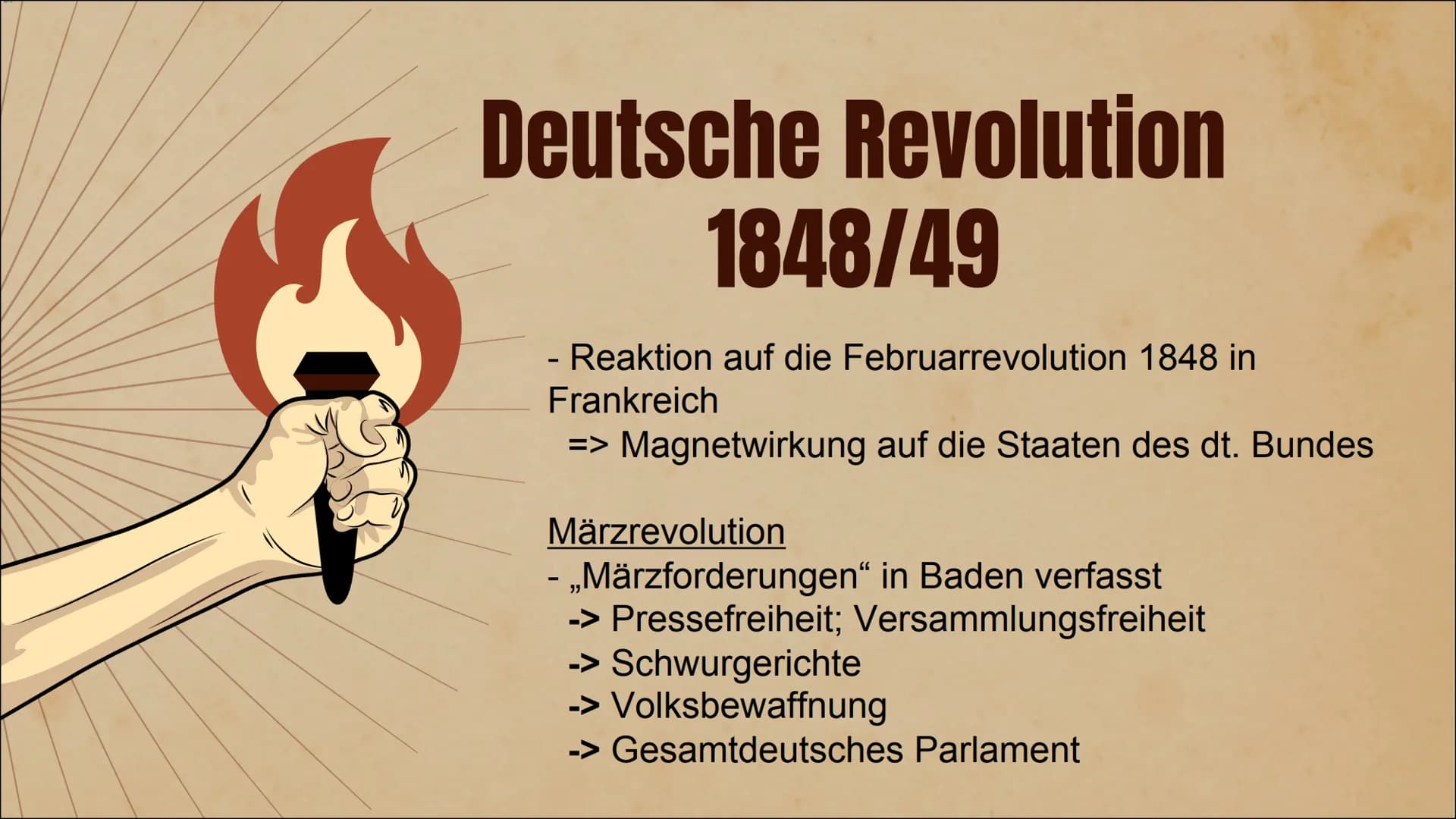 Revolution von 1848/49
Präsentation von Jill K. INHALTSVERZEICHNIS
1. Deutsche Revolution 1848/49- Einführung
2. Märzrevolution
3. Ursachen
