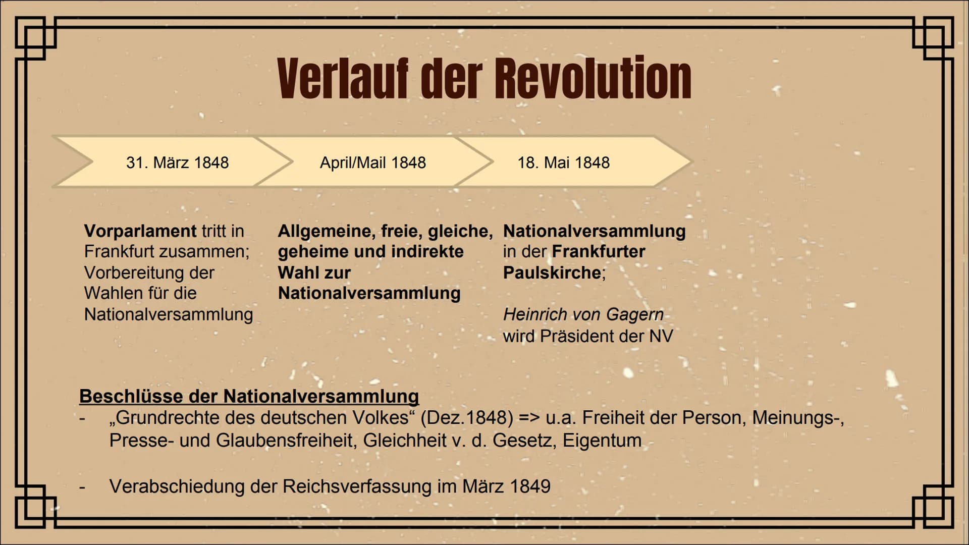 Revolution von 1848/49
Präsentation von Jill K. INHALTSVERZEICHNIS
1. Deutsche Revolution 1848/49- Einführung
2. Märzrevolution
3. Ursachen
