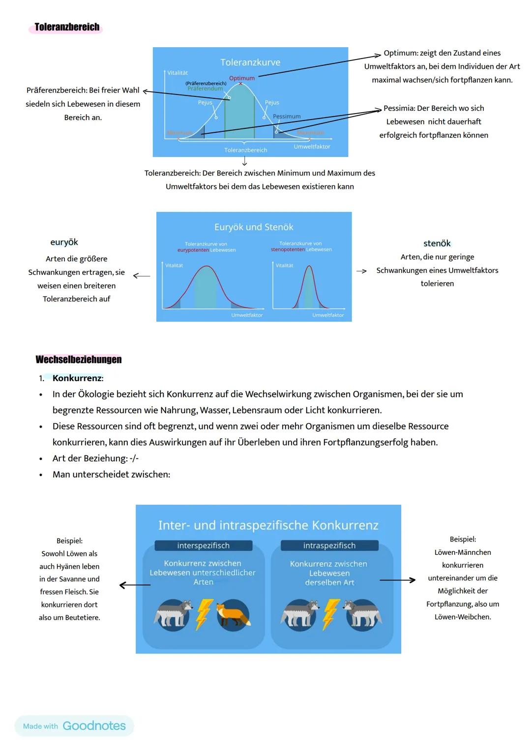 # Ökologie

Made with Goodnotes # Ökologie

Betrachtungsebenen der Ökologie:

Blosphäre

Ökosystem

Population

Organismus

abiotische Umwel