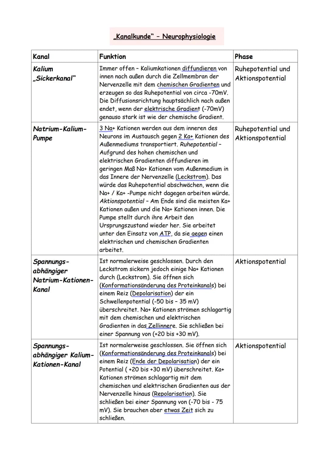 Dendrit-
Zellkern-
Aufbau einer Nervenzelle:
Kern der
SCHWANNschen
mV
Zelle
Entwicklung der
Markscheide
während der
Markscheide
um Axon
Embr