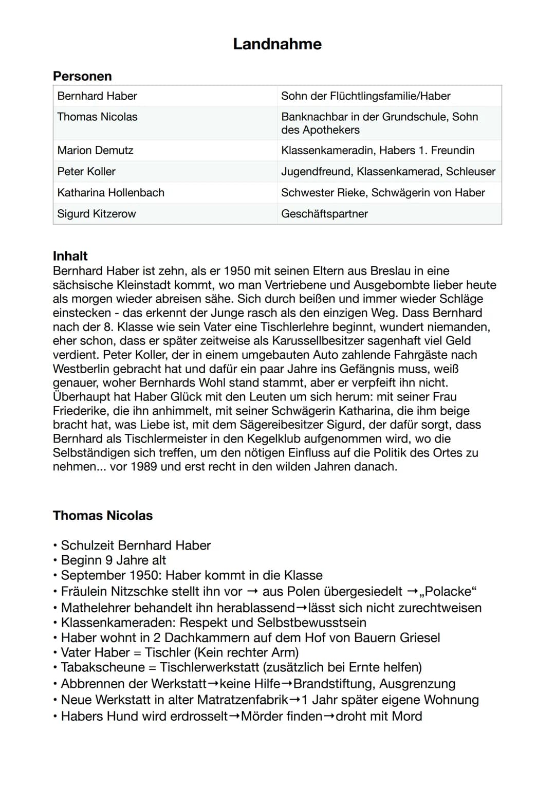 Personen
Bernhard Haber
Thomas Nicolas
Marion Demutz
Peter Koller
Katharina Hollenbach
Sigurd Kitzerow
Thomas Nicolas
Inhalt
Bernhard Haber 