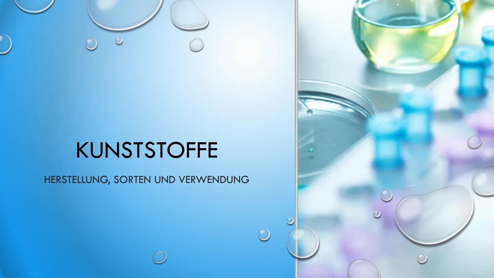 2
KUNSTSTOFFE
HERSTELLUNG, SORTEN UND VERWENDUNG Inhaltsverzeichnis:
1.
2.
3.
4.
5.
6.
7.
8.
9.
Übersicht....
1.1 Historische Entwicklung de