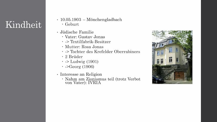 Hans
Jonas
1903-1993
- Der Gründer der
Verantwortungsethik - Inhaltsverzeichnis
• Biografie
Kindheit
●
●
• Bildungsgang
• Späteres Leben
●
●