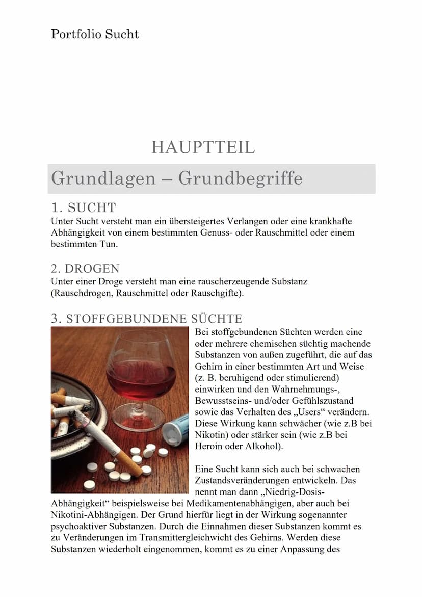 Portfolio Sucht
SUCHT
ED Portfolio Sucht
EINLEITUNG
Mit dem Thema Sucht bin ich glücklicherweise nicht vertraut, aber es
gibt Dinge, die ich