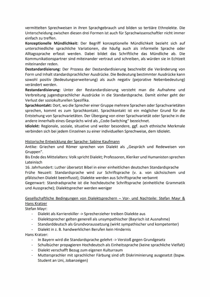 Deutschklausur
Sprachliche Varietäten
Aufbau einer Analyse:
1. Einleitungssatz (Titel, Autor, Textsorte, Entstehungsjahr, Medium)
2. Thema b