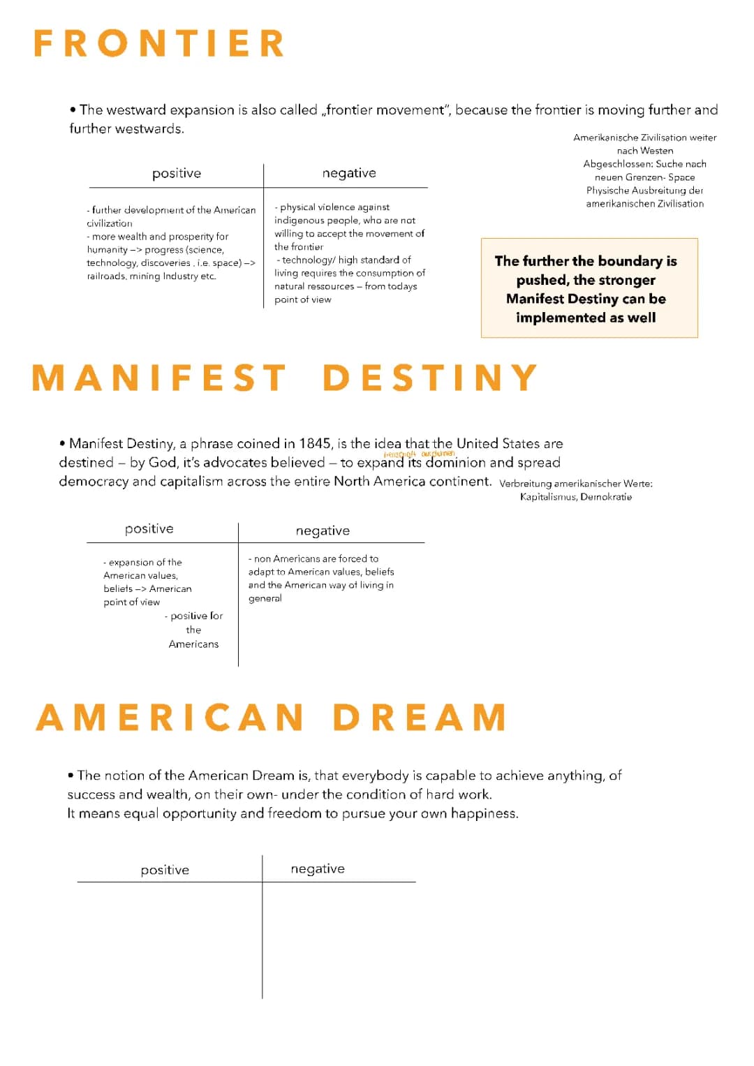 Manifest Destiny