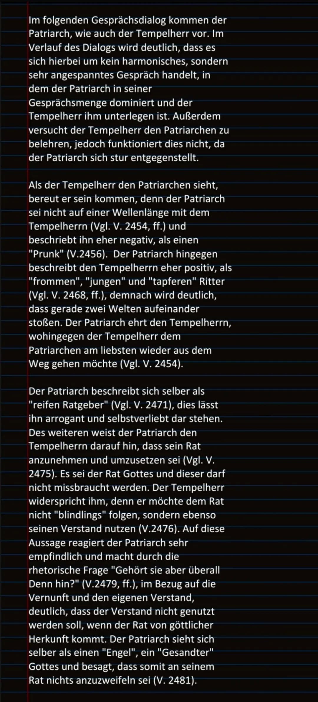 Nathan der Weise
Szenenanalyse 4.2
Samstag, 12. Dezember 2020 15:55
Das Drama "Nathan der Weise" wurde von
Gotthold Ephraim Lessinggeschrieb