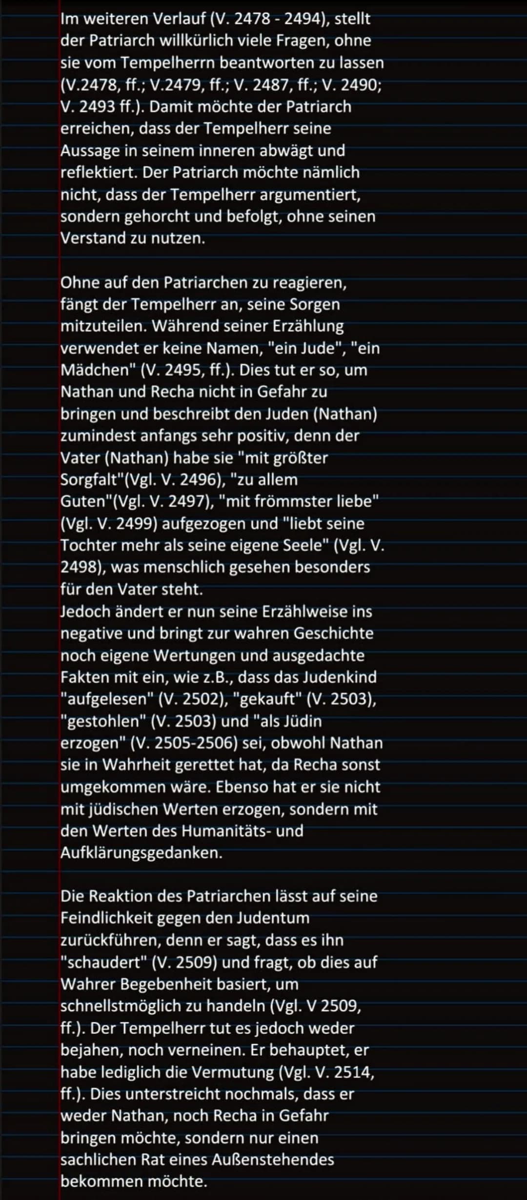 Nathan der Weise
Szenenanalyse 4.2
Samstag, 12. Dezember 2020 15:55
Das Drama "Nathan der Weise" wurde von
Gotthold Ephraim Lessinggeschrieb