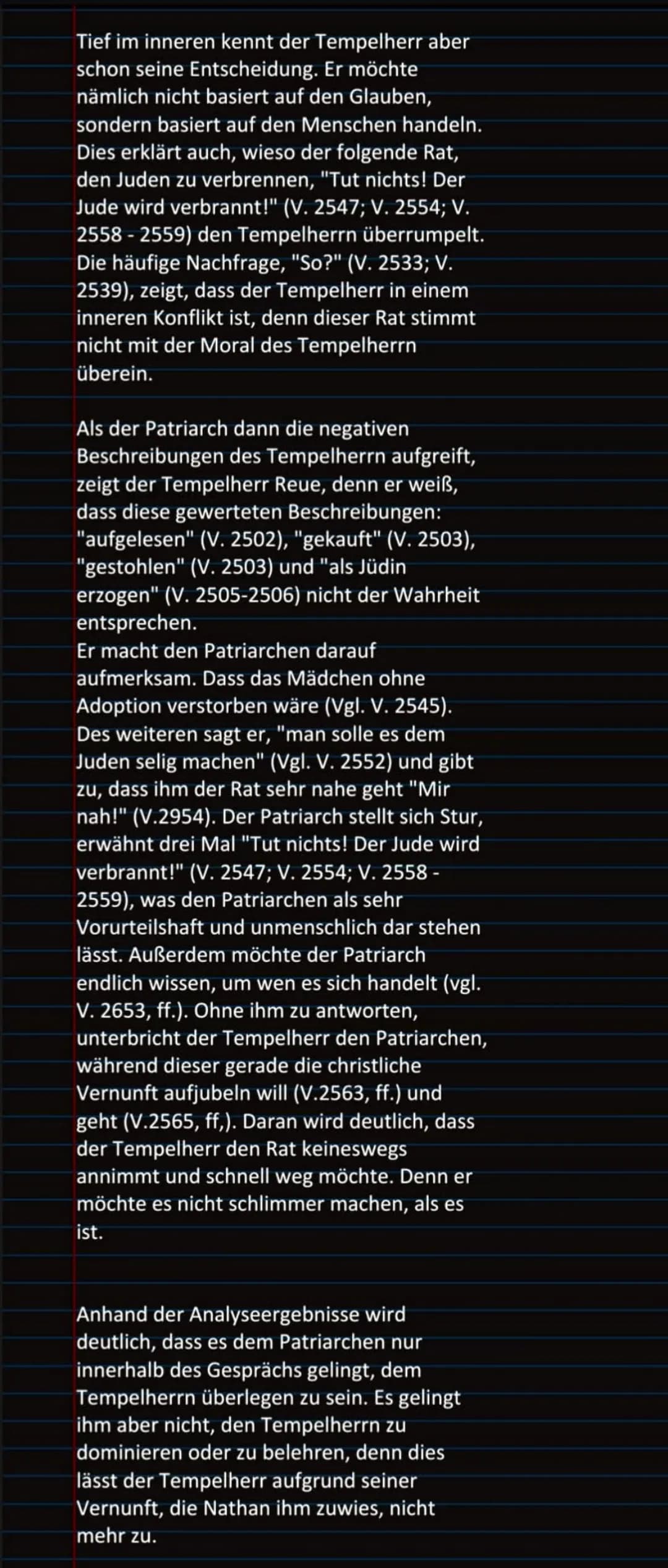 Nathan der Weise
Szenenanalyse 4.2
Samstag, 12. Dezember 2020 15:55
Das Drama "Nathan der Weise" wurde von
Gotthold Ephraim Lessinggeschrieb