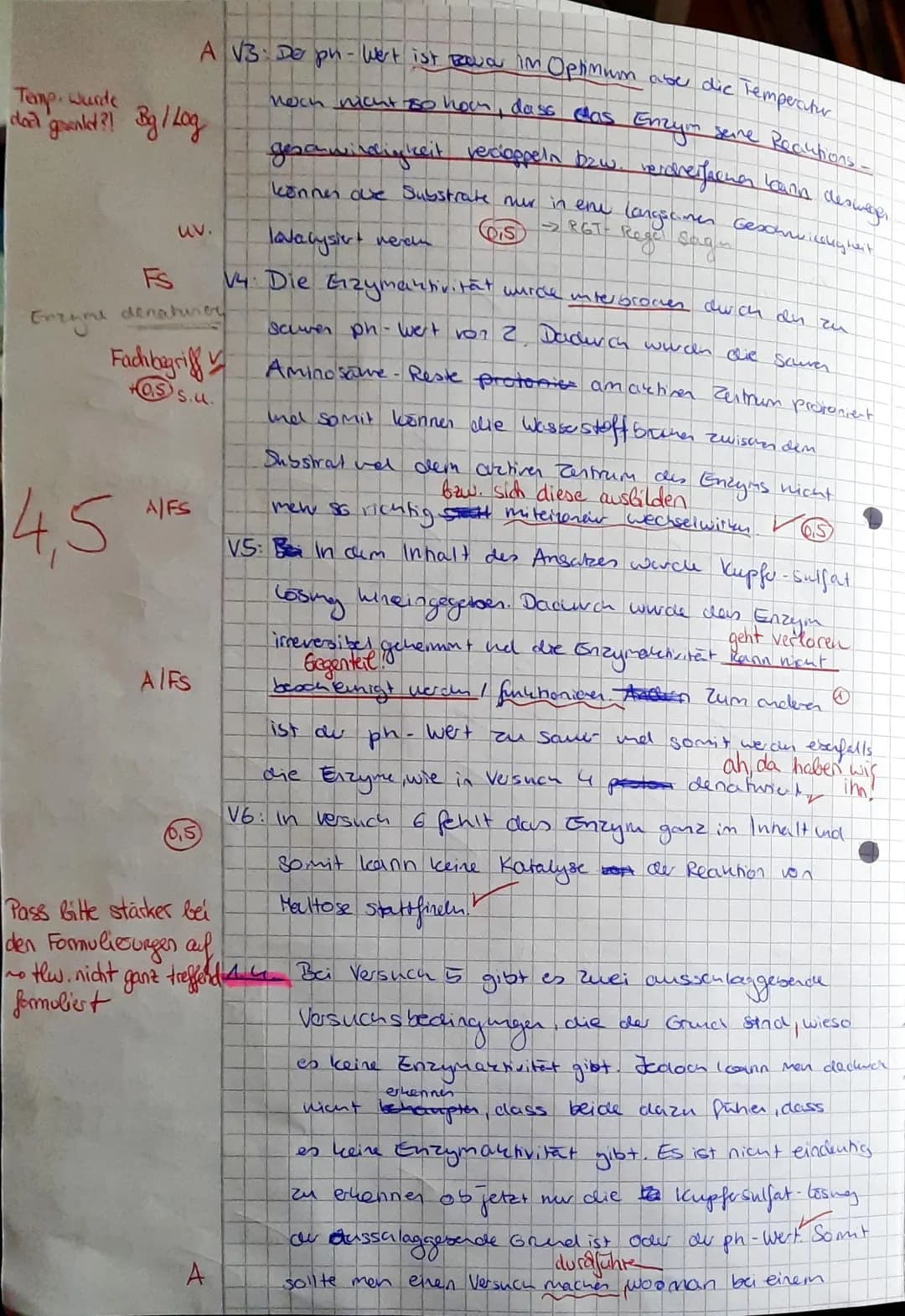))
K1 Biologie
Leistungsfach
Name Schüler*in:
Aufgabe 1
22 /25 VP
Ansatz
Nr.
123456
Wasser
+
+
+
Saran
+
1 Biokatalyse: Maltase
Bei der Verd