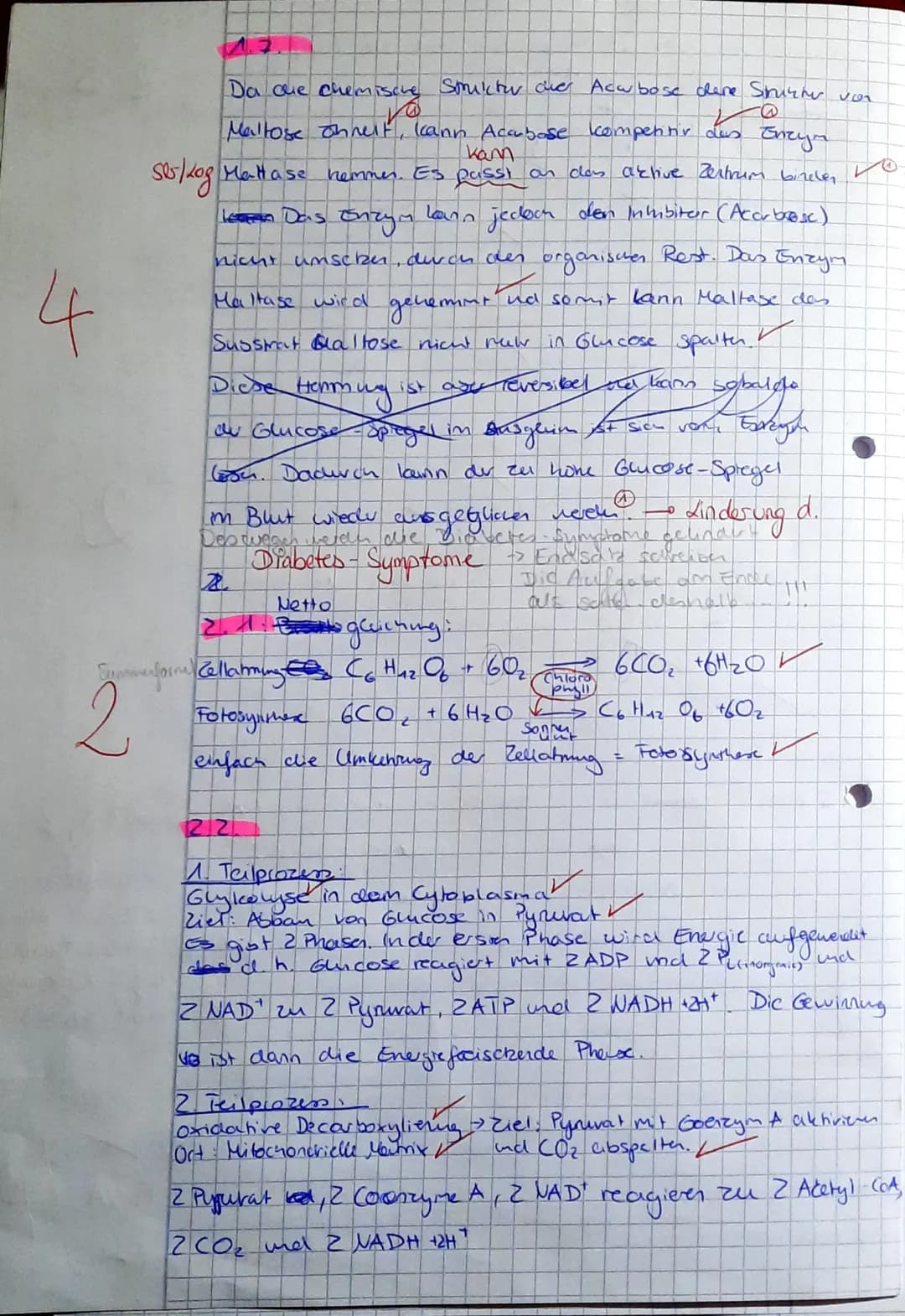 ))
K1 Biologie
Leistungsfach
Name Schüler*in:
Aufgabe 1
22 /25 VP
Ansatz
Nr.
123456
Wasser
+
+
+
Saran
+
1 Biokatalyse: Maltase
Bei der Verd