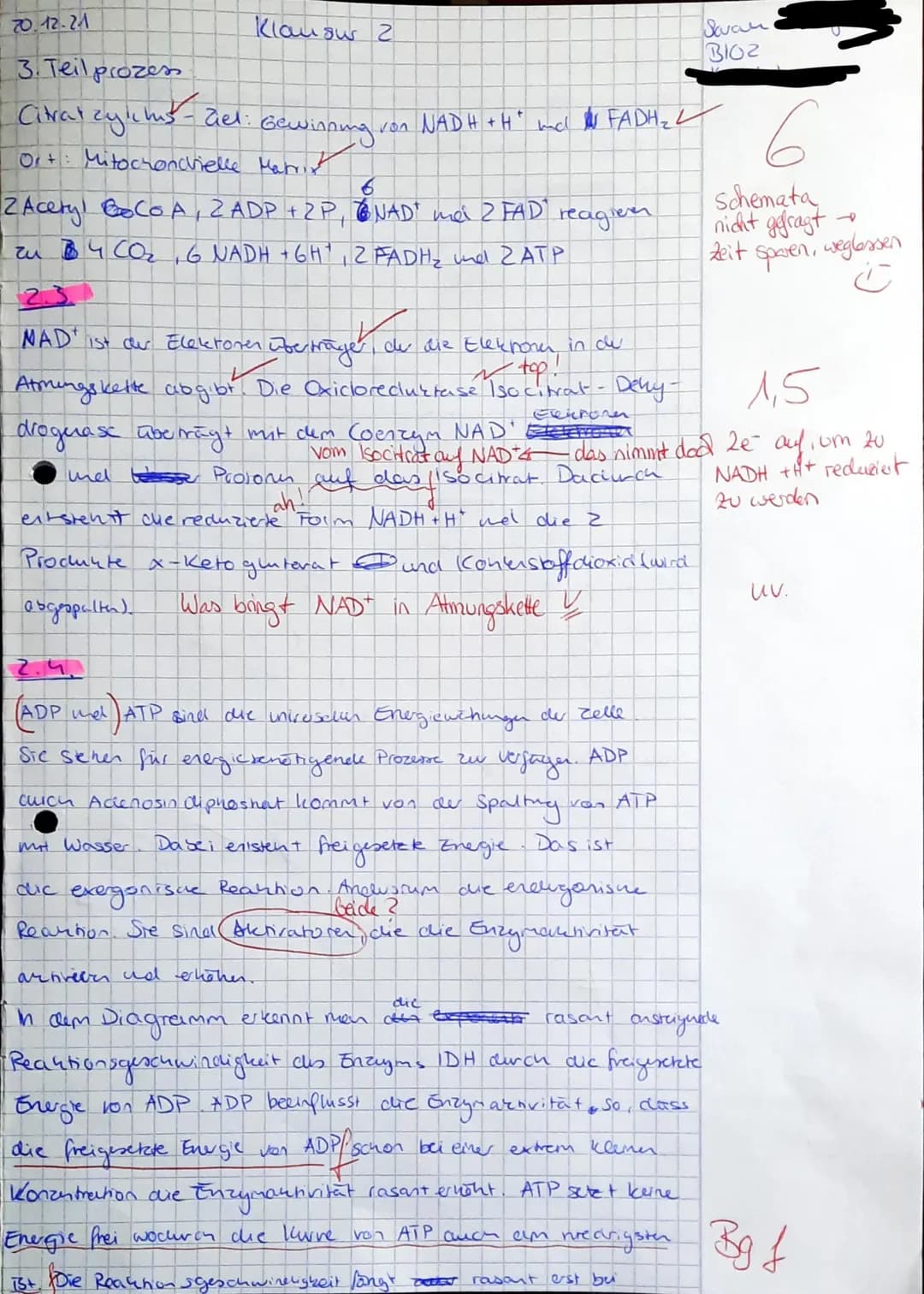 ))
K1 Biologie
Leistungsfach
Name Schüler*in:
Aufgabe 1
22 /25 VP
Ansatz
Nr.
123456
Wasser
+
+
+
Saran
+
1 Biokatalyse: Maltase
Bei der Verd