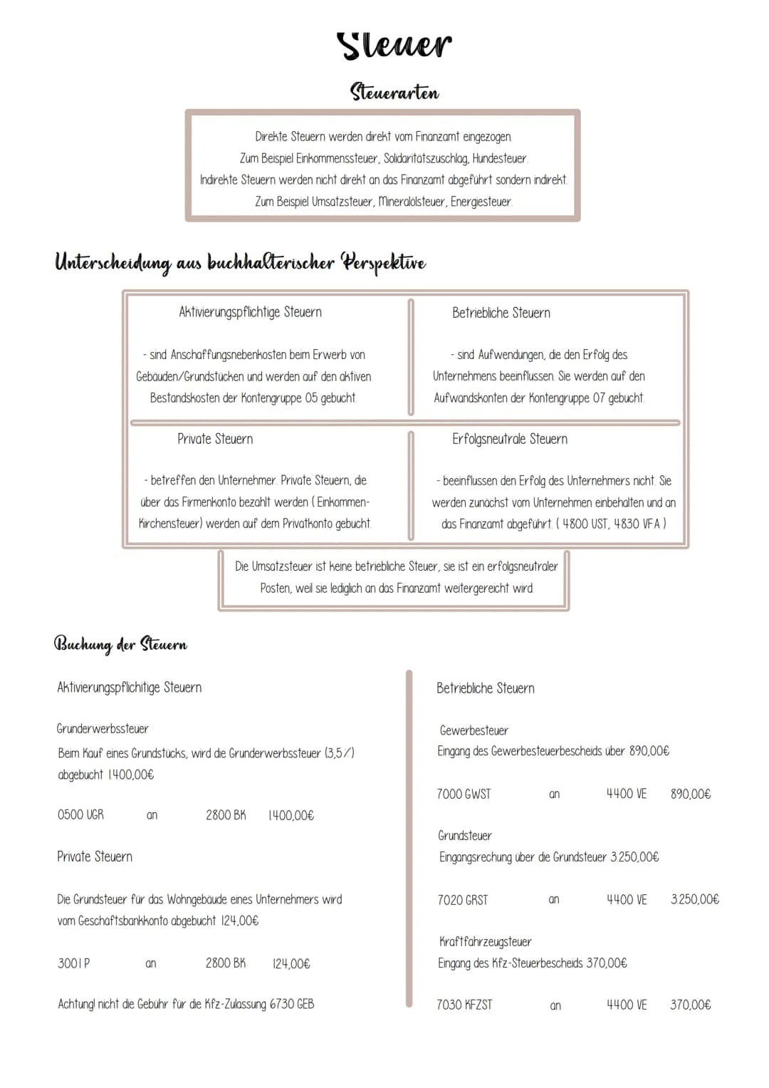 Das Wesen der Umsatzsteuer
Regelsteuersatz 19%
Die Umsatzsteuer
Beispiel
Die Umsatzsteuer ist
- eine Verbrauchssteuer, die vom Endverbrauche