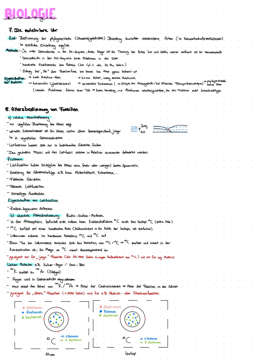 BIOLOGIE
1. Evolutionstheorien
1. Carl von Linne 1707-1778
-- beschrieb die damals bekannten Tierarten
2 einheitliche Benennung von Pflanzen