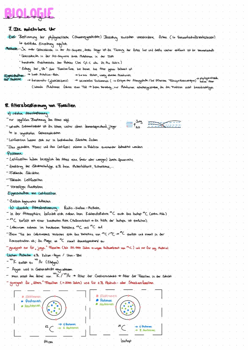 BIOLOGIE
1. Evolutionstheorien
1. Carl von Linne 1707-1778
-- beschrieb die damals bekannten Tierarten
2 einheitliche Benennung von Pflanzen