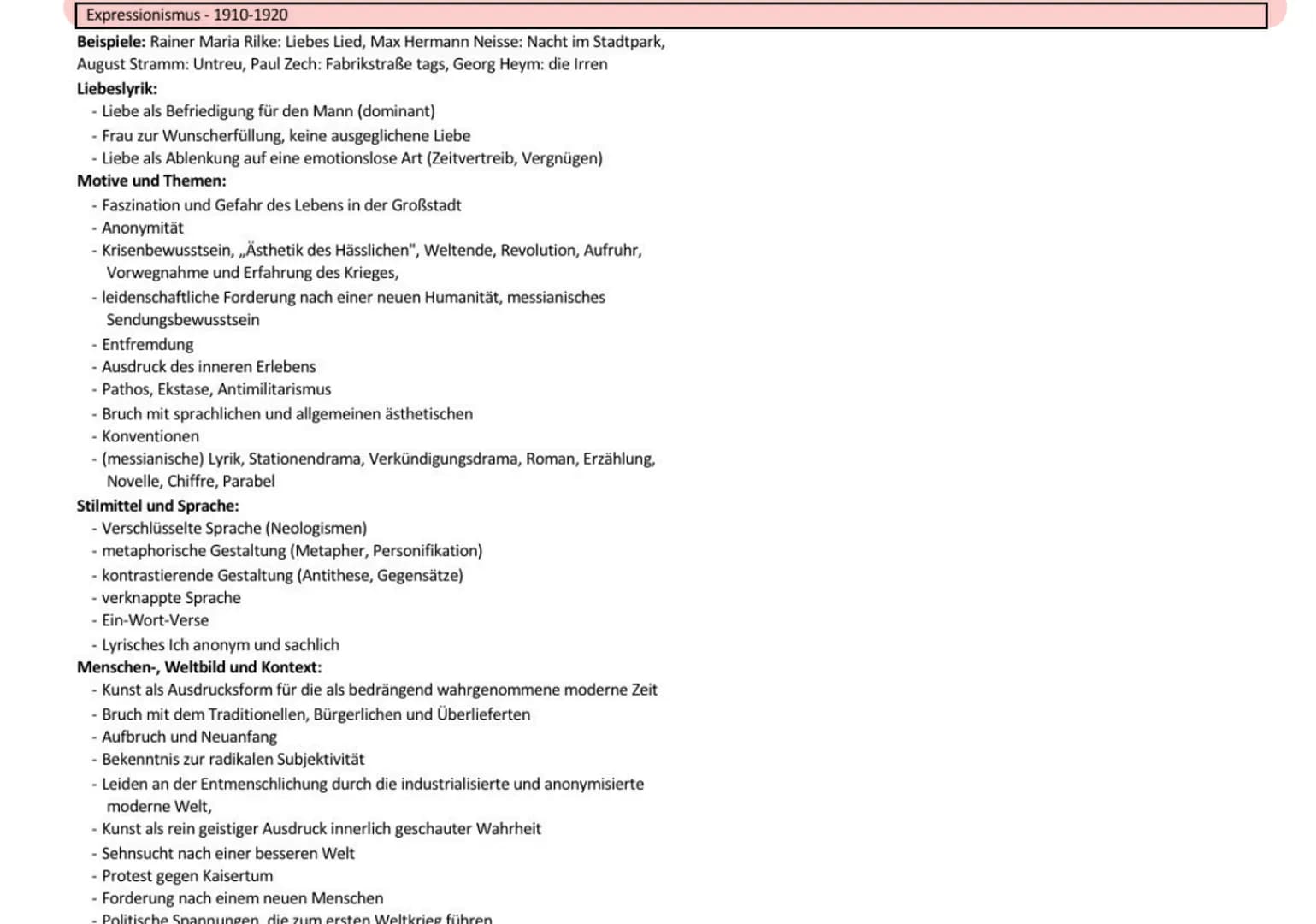 Interpretation literarischer Texte (Lyrik):
Einleitung:
Autor, Titel, Textsorte/Gattung (Gedichtart), Entstehungs-
/Erscheinungsjahr, Epoche
