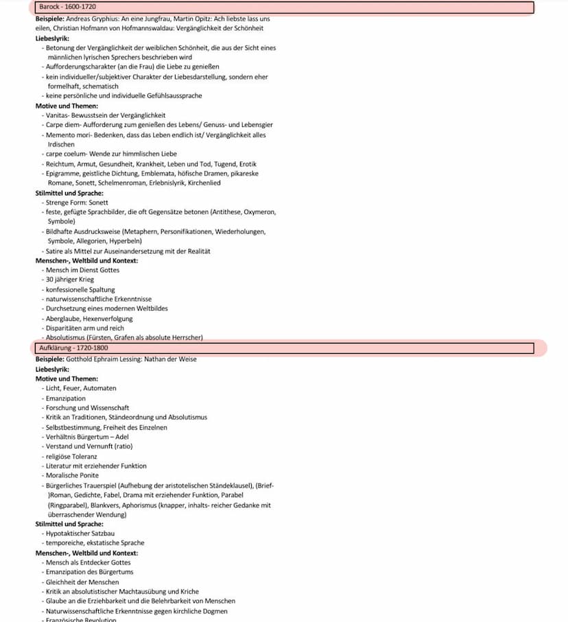 Interpretation literarischer Texte (Lyrik):
Einleitung:
Autor, Titel, Textsorte/Gattung (Gedichtart), Entstehungs-
/Erscheinungsjahr, Epoche