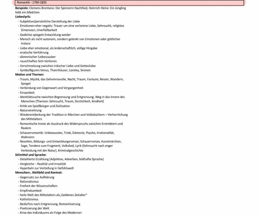 Interpretation literarischer Texte (Lyrik):
Einleitung:
Autor, Titel, Textsorte/Gattung (Gedichtart), Entstehungs-
/Erscheinungsjahr, Epoche
