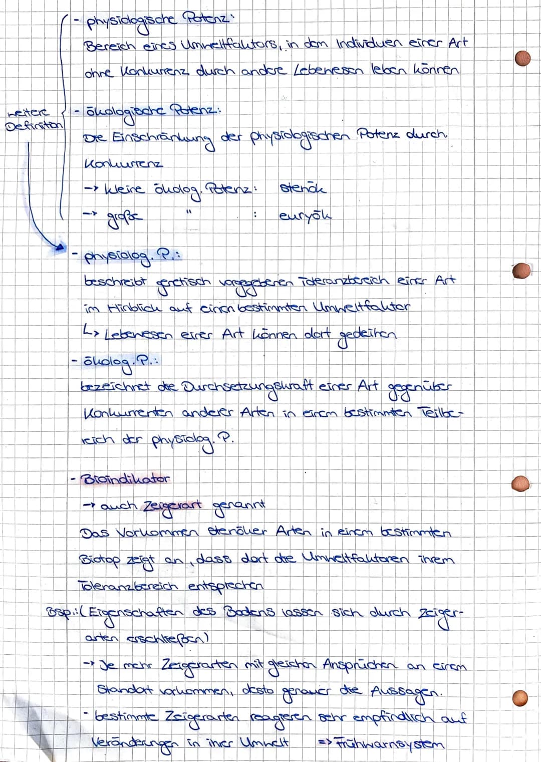 Intensität d. Lebensvorgänge
abiotische
faktoreh
Minit
mum,
Pessimum
-Toleranzbereich:
Optimum
Präferendum
umweet
-Toleranzbereich
einer Art