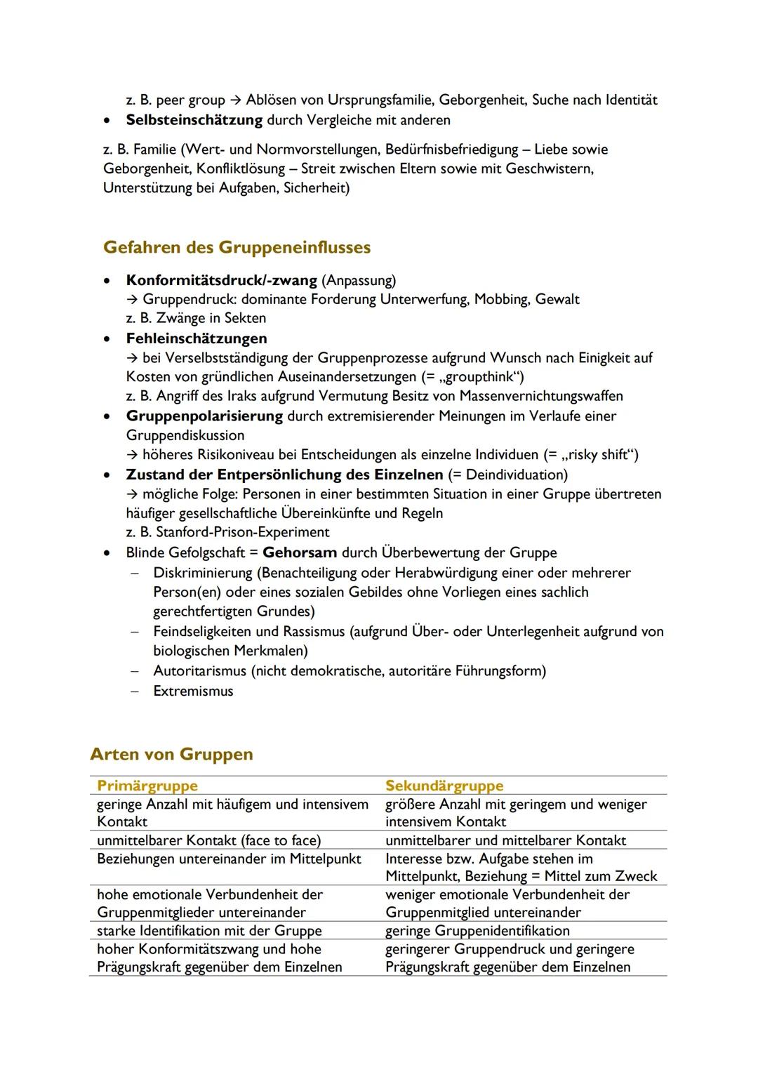 Eine Gruppe umfasst mehrere Personen, die miteinander über einen längeren
Zeitraum in einer Wechselbeziehung, in einem sozialen Interaktions