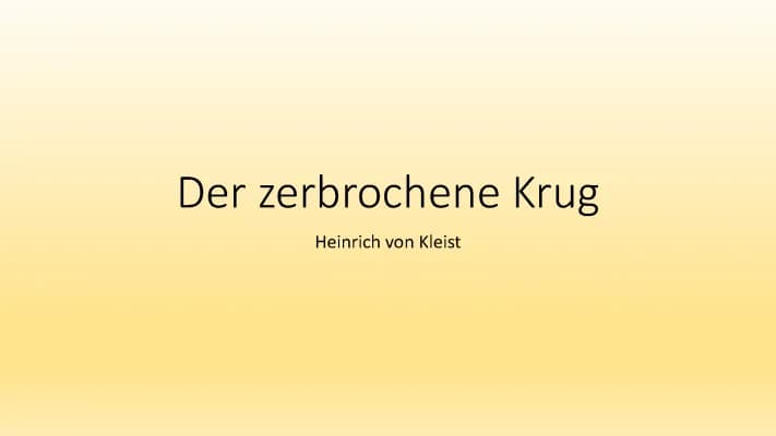 Know Der Zerbrochene Krug - Heinrich von Kleist thumbnail