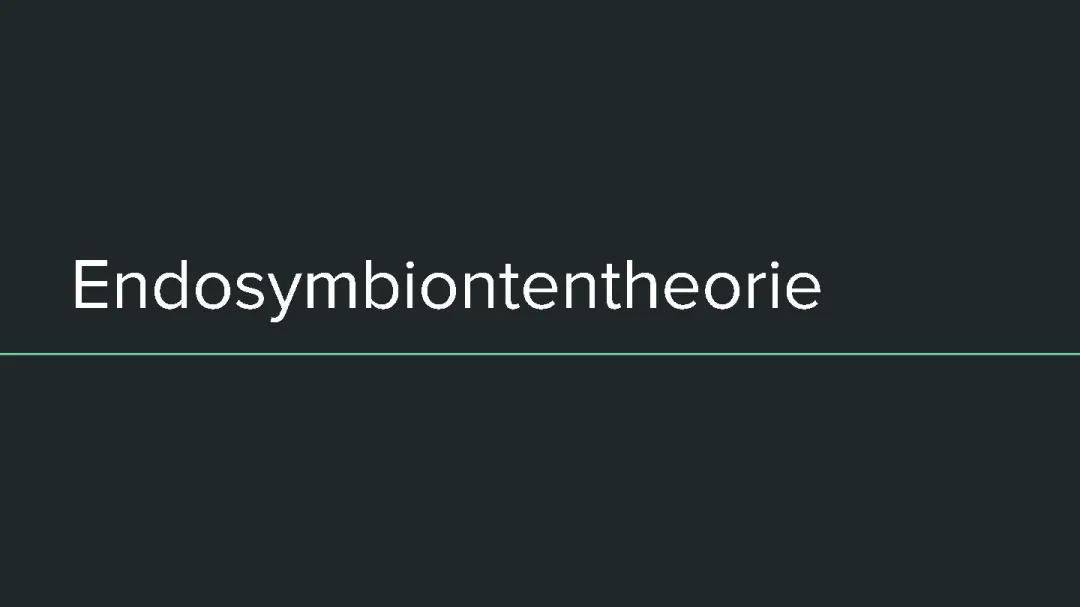 Endosymbiontentheorie 
