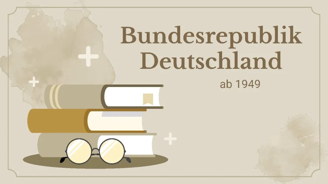 Das Wirtschaftswunder in Deutschland: Einfache Erklärungen zu den 50ern und 60ern