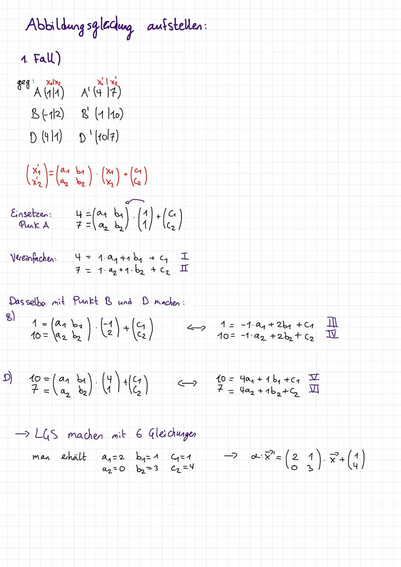Matrixen
Matrixen Schreibweise:
2.B
1313
2032
0-222
Rechnen mit Matrixen:
2.B
A x² = 6²
addieren/Substrahieren.
1 2
03
2.B
12
+
4 1
30
4 1
3