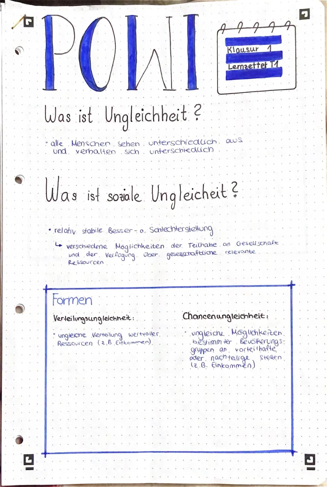 Ungleichheit 