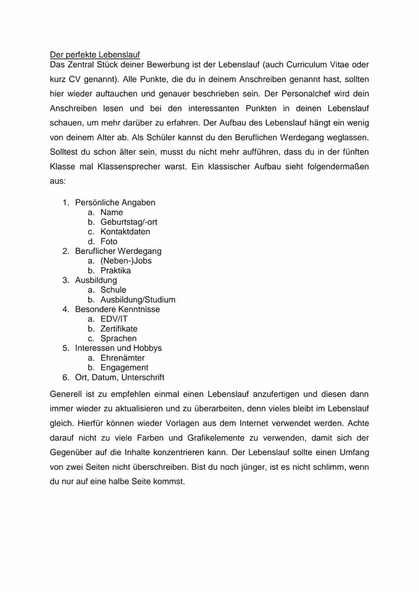 Ausarbeitung Bewerbung auf einen Praktikumsplatz
Bevor es losgeht
Als Erstes musst du dir klar machen, was du überhaupt willst. Machst du ei