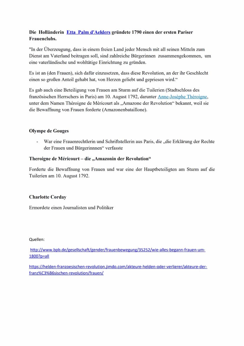 Französische Revolution
1. Geschichte und Ursprung der französischen Revolution
1789 ging das französische Volk auf die Barrikaden. Es prote