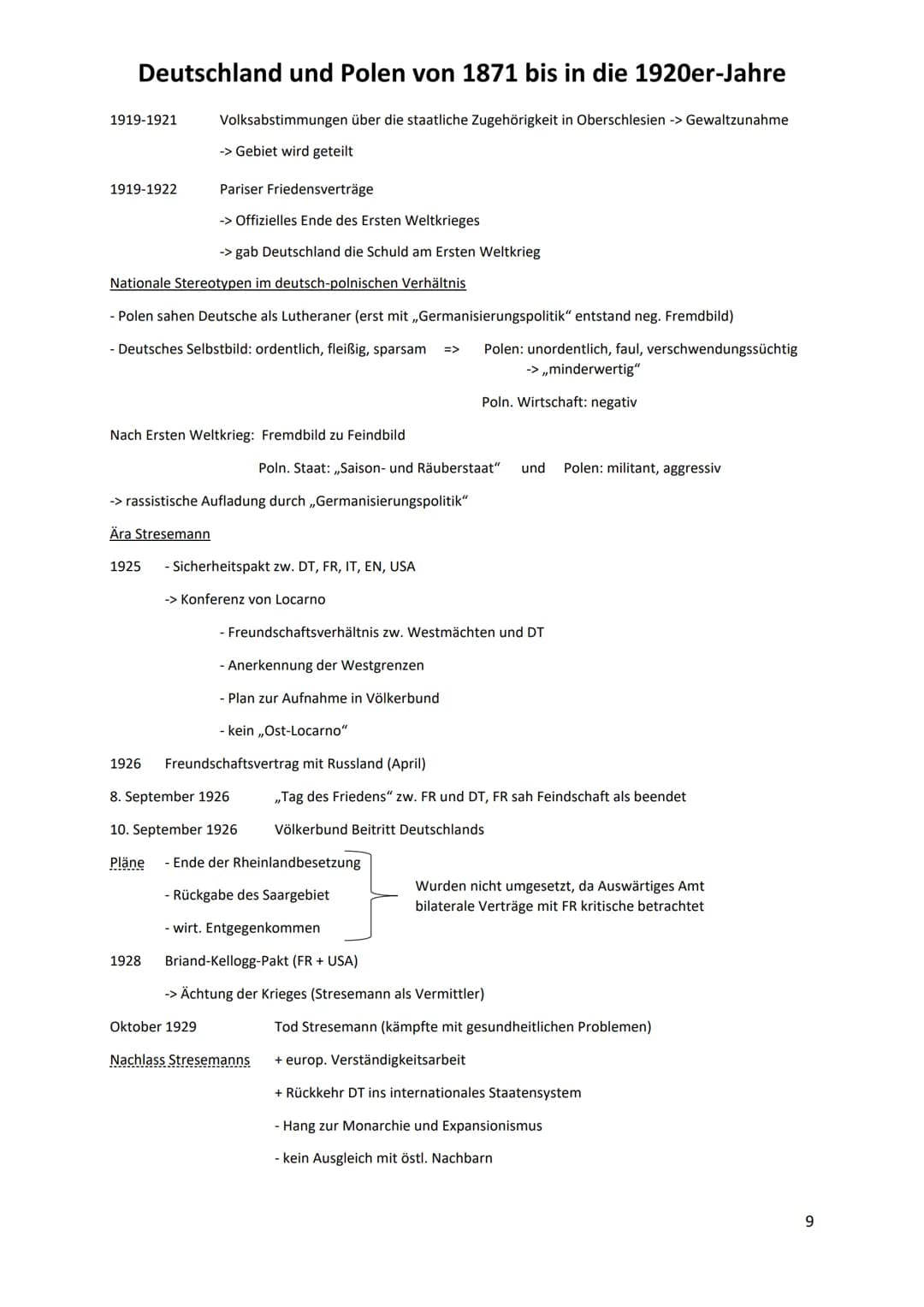 Deutschland und Polen von 1871 bis in die 1920er-Jahre
Die deutsche Reichsgründung
1870/71- Deutsch-Französischer Krieg
- dt. Annexion Elsas