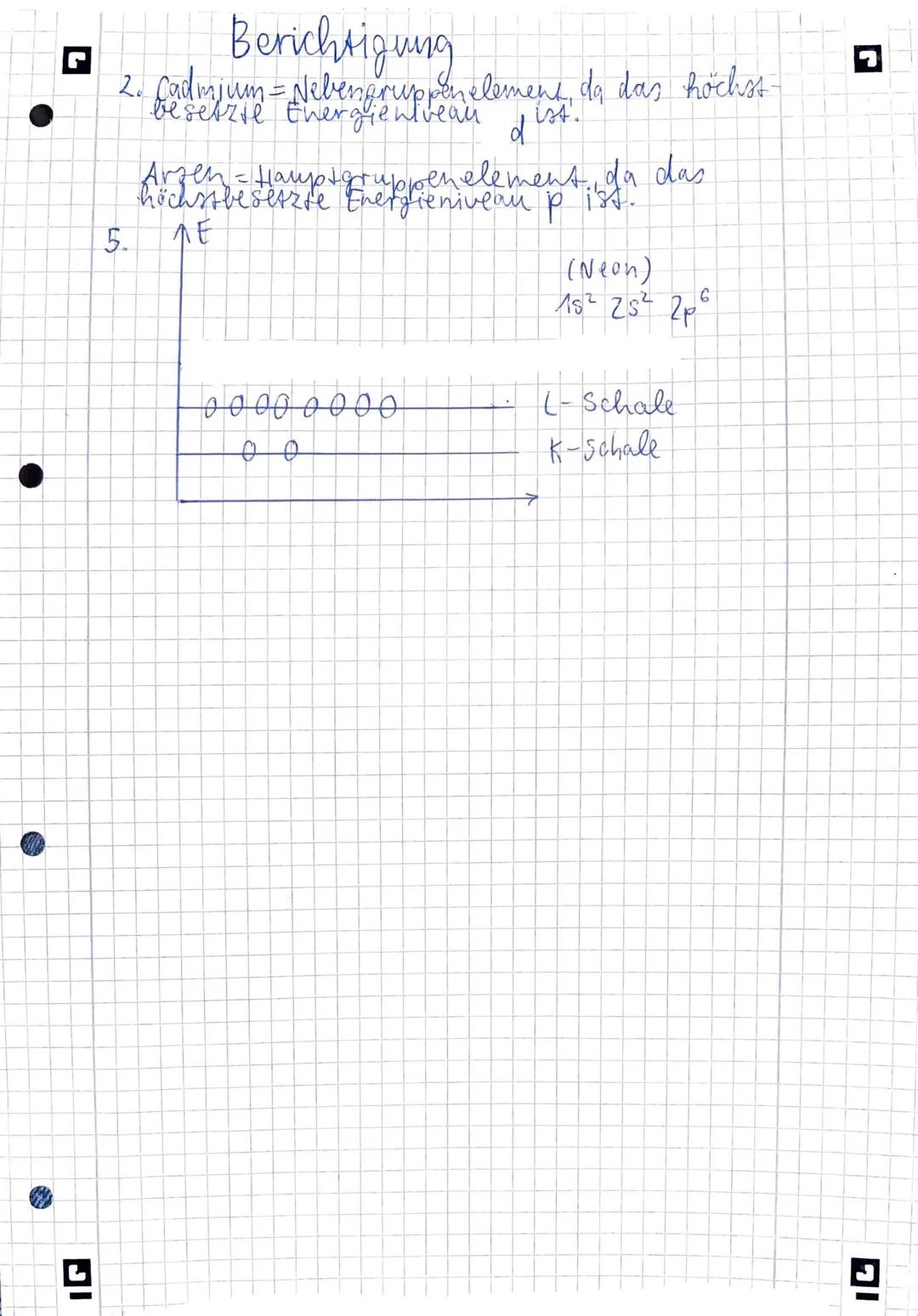 11 Klasse
LK 30 Minuten
Variante 2
лир
Atommodell, Quantenzahlen, Elektronenkonfiguration, Kästchenschema
a) [kr] 5s² 4d¹0
b)
gesamt: 25 Pun