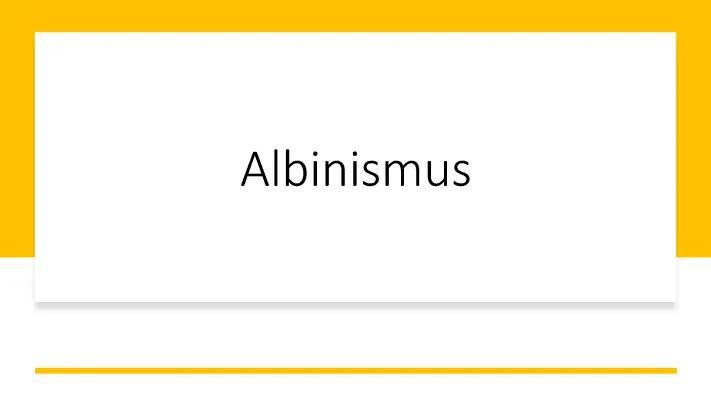 Know Albinismus thumbnail