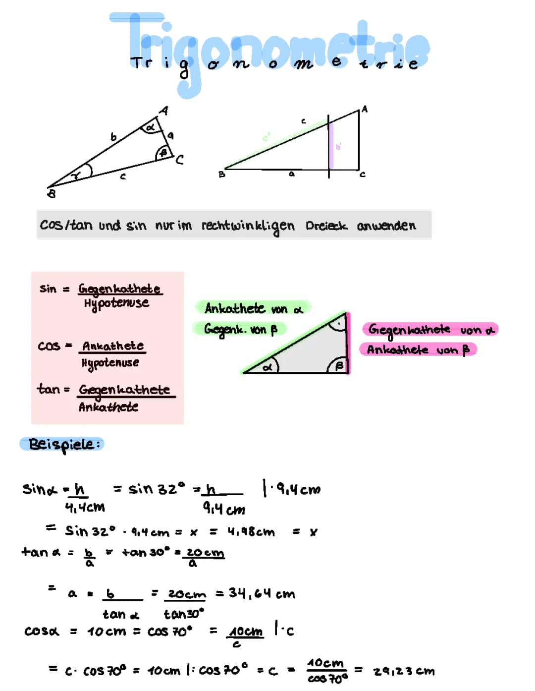 Trigonometrie 