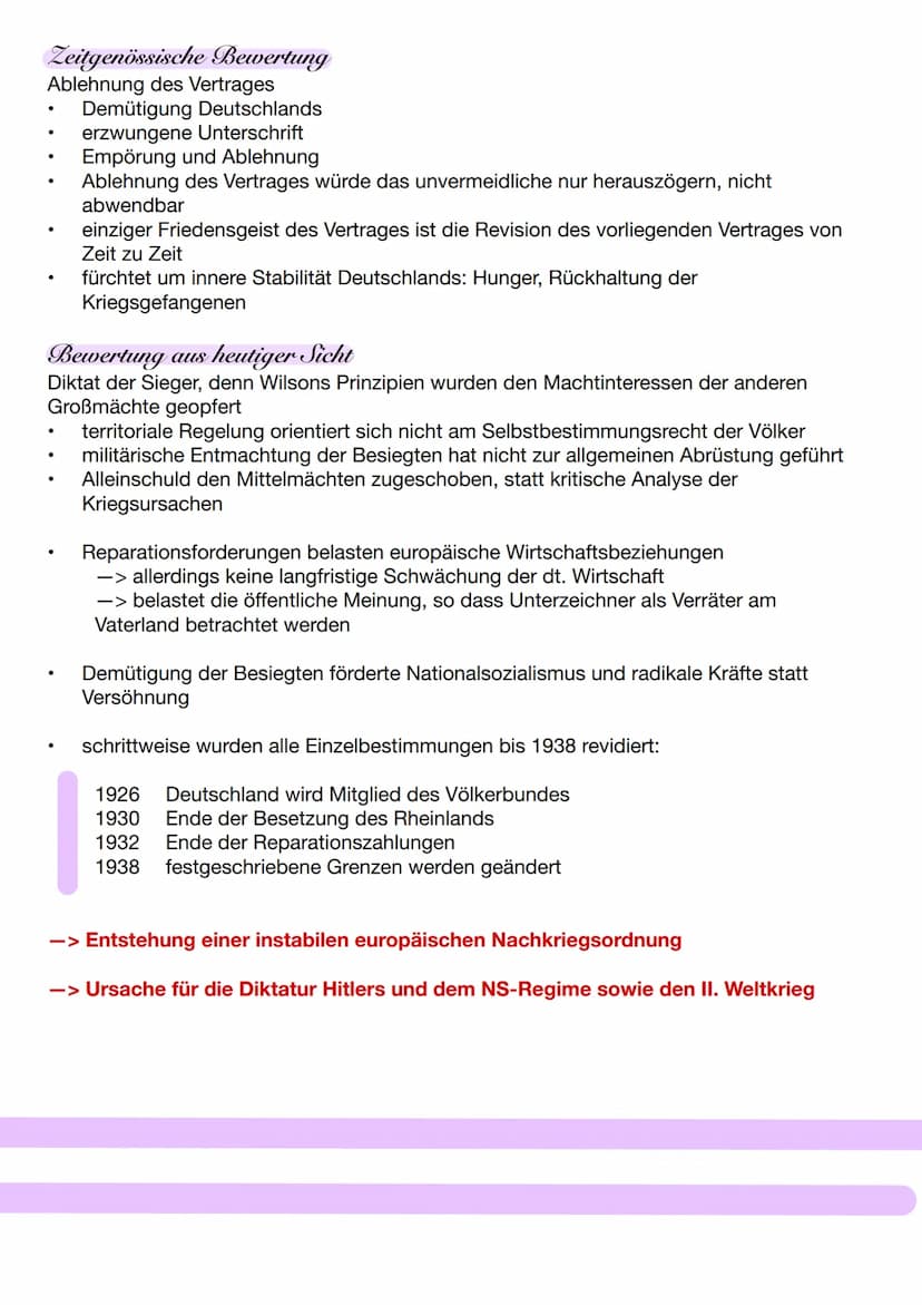 VERSAILLER VERTRAG
= ein Vertrag der auf der Pariser Friedenskonferenz von 1919 beschlossen wurde
-> beendete den 1. Weltkrieg (1914-1918)
1