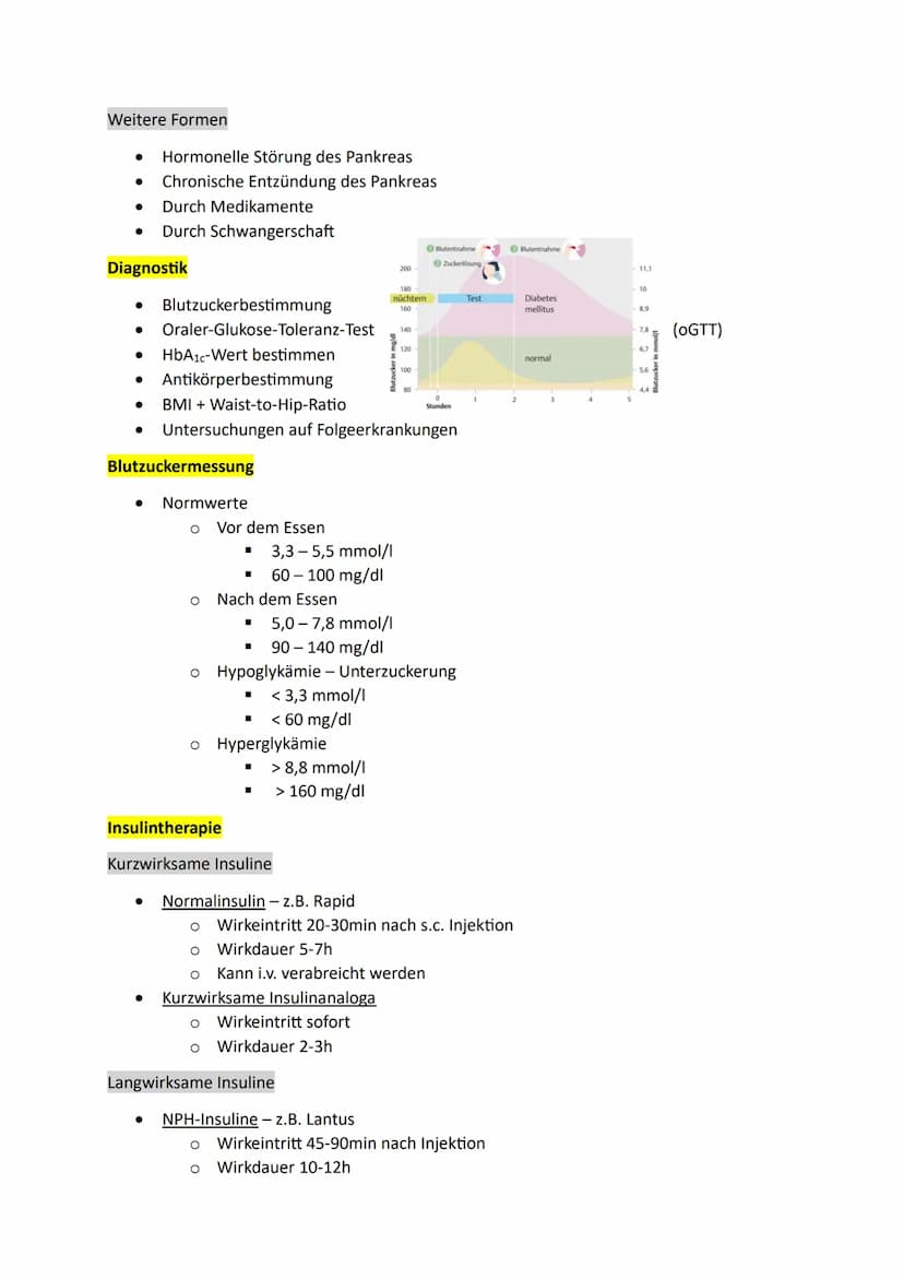 Definition
Ist eine Stoffwechselerkrankung, bei welcher der Blutzuckerspiegel chronisch erhöht wird
Anatomie Pankreas (Bauchspeicheldrüse)
F
