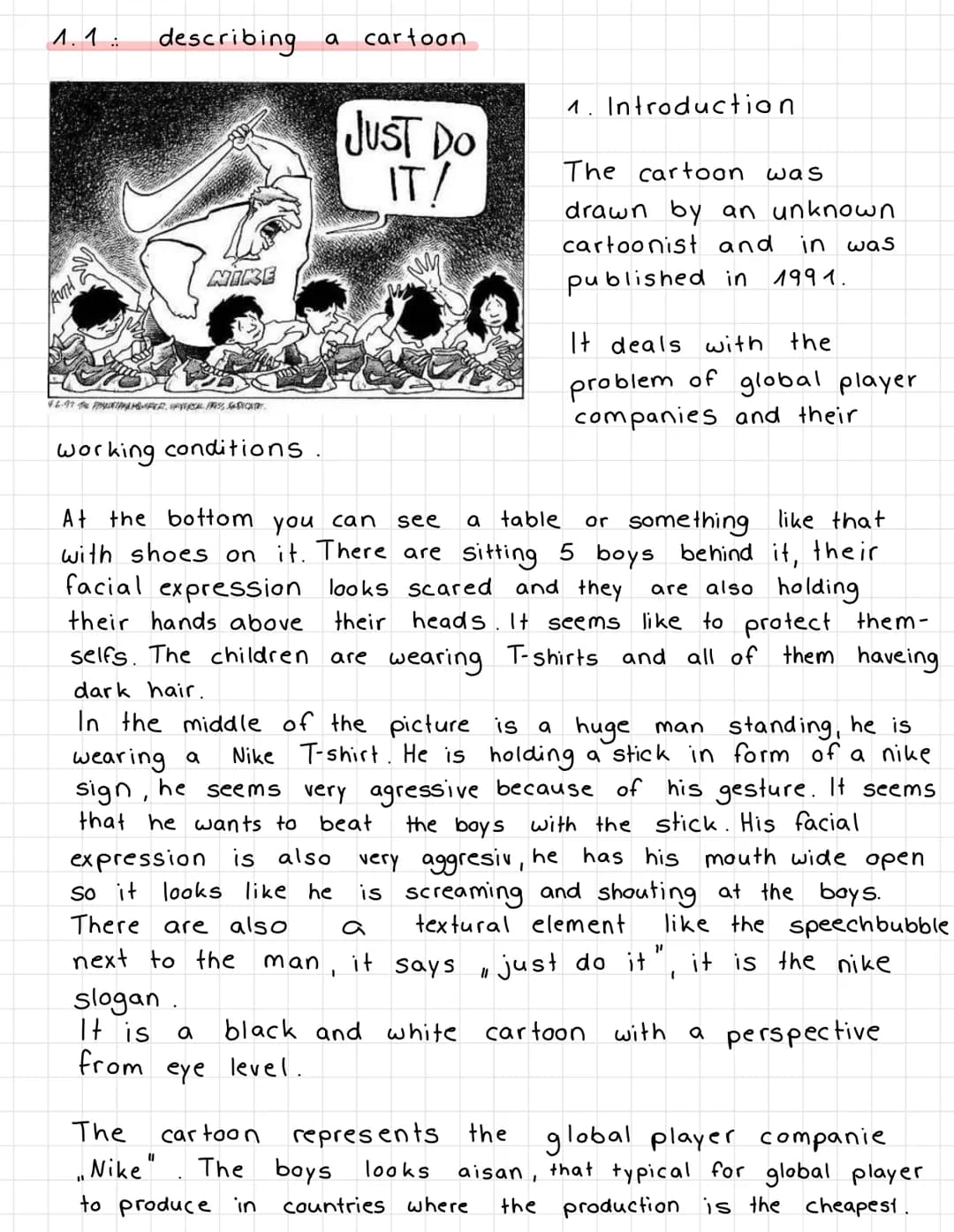 Understanding Globalization: Cartoon Analysis and Vocabulary for Your Oral Exam