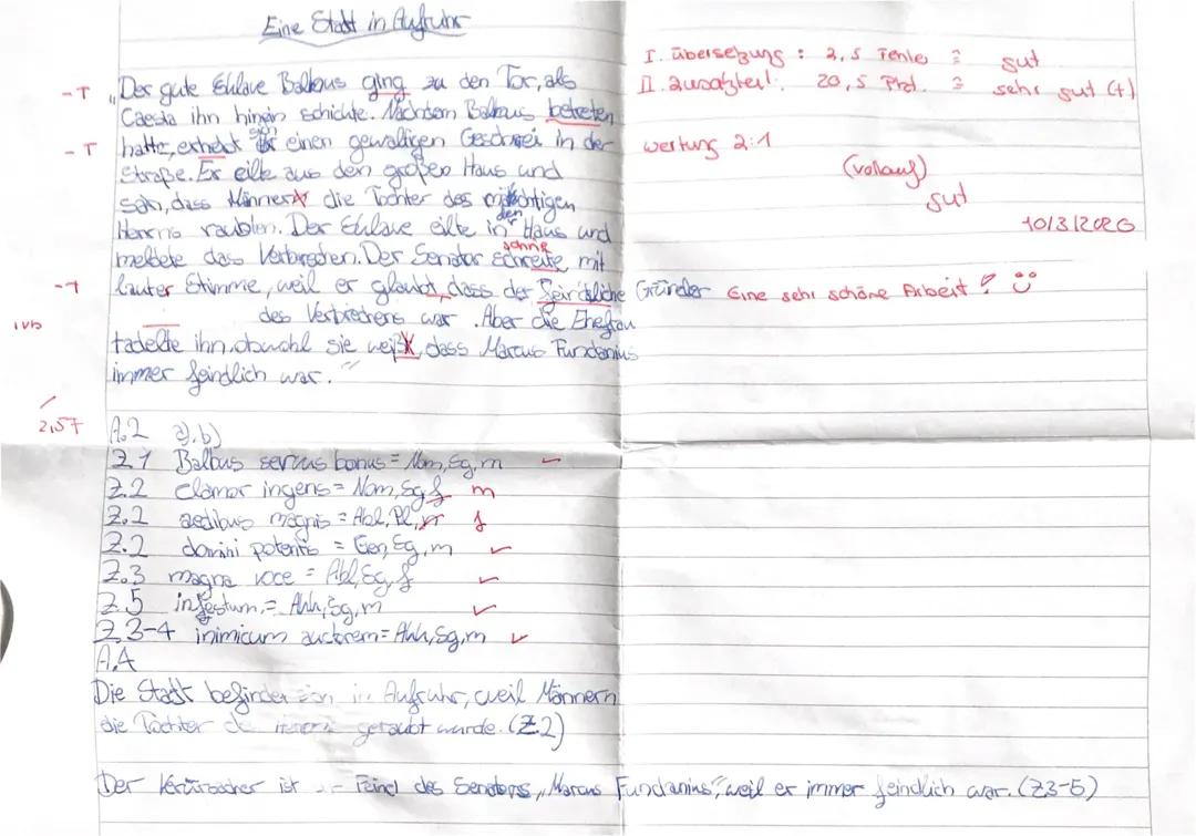 eine Stadt in Aufruhr