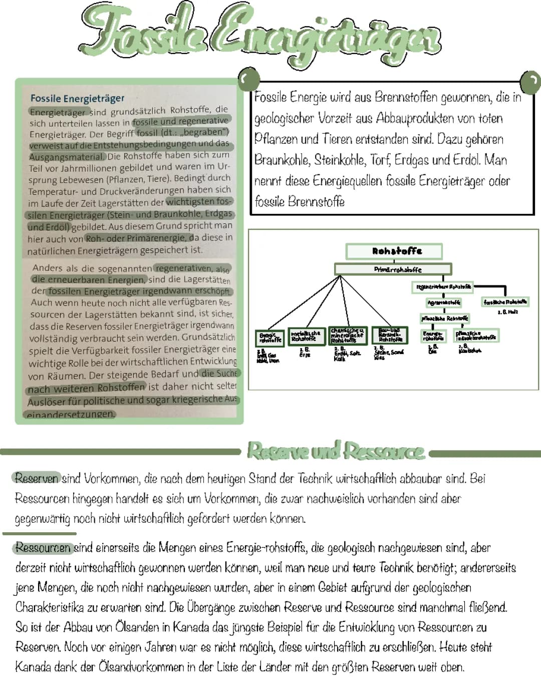 Fossile Energieträger 