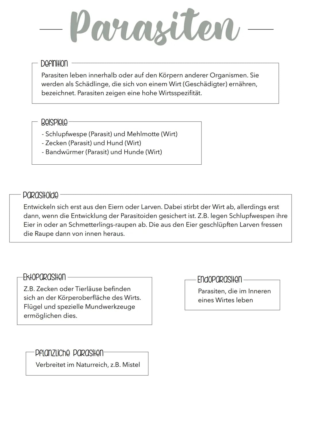 Ökologische Nische
Definition
Die ökologische Nische bezeichnet die Gesamtheit aller biotischen (Konkurrenz, Feinde, Parasiten)
und abitiosc