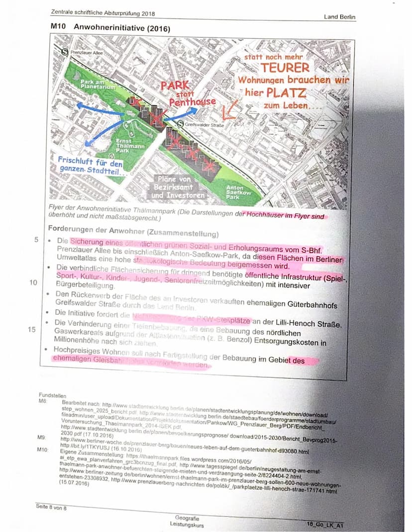 Gutachten
Z. Klausur 2023, Leistungskurs Geografie
Kurs-/Schulhalbjahr: 1. Kurs-/ Schulhalbjahr
Aufgabenart:
Defaultaufgabenart
Kursleitung: